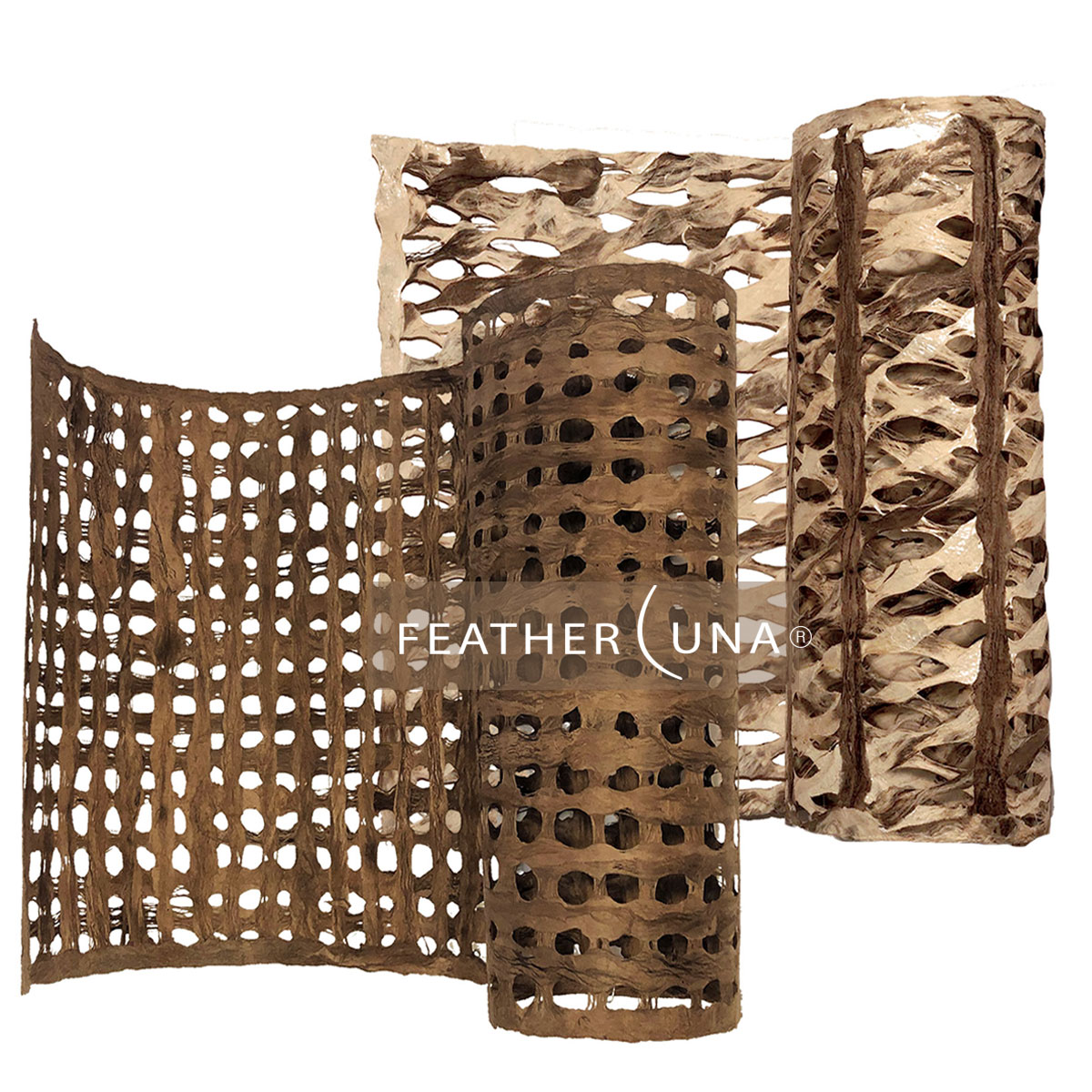 Cafe & Coco Stripe - Amate Paper Wall Art